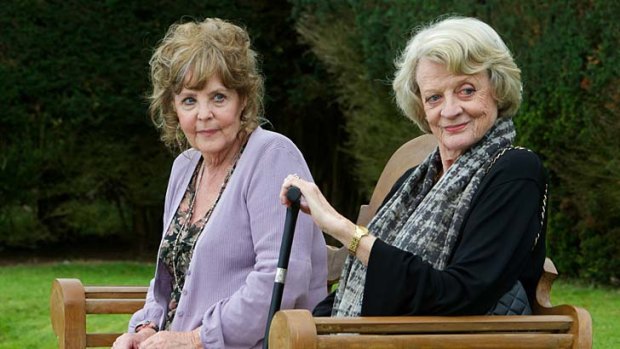 Diva dames &#8230; Pauline Collins and Maggie Smith.