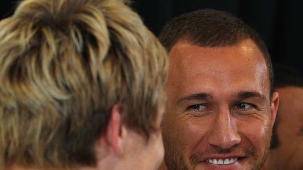 Look at me ... Young Quade Cooper was fussy about his looks, according to one of his primary teachers.