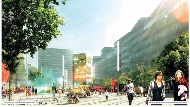 Energy plan: how Green Square will look.