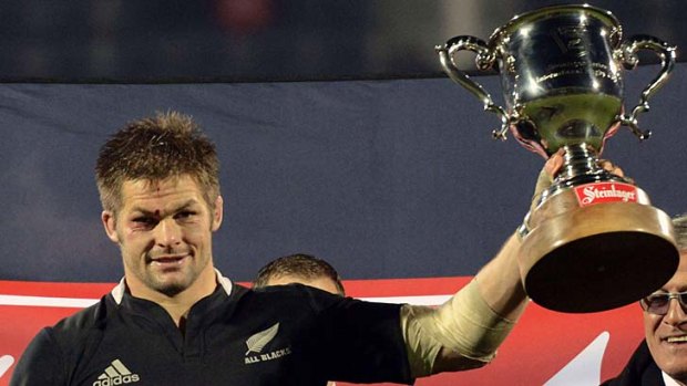 Vulnerable? ... New Zealand All Black Richie McCaw.