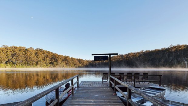 The great outdoors, within majestic Karri forest: activities on offer include canoeing, fishing, tennis and bushwalking.