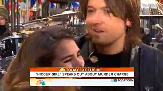 Jennifer Mee was hugged by Keith Urban on the Today show.