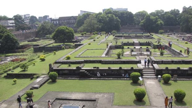 Mind over mantra ... the gardens of Shaniwar Wada fort dominate Pune’s city centre.