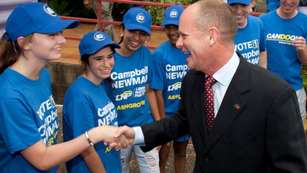 The LNP spent almost $7 million on the 2012 election campaign.