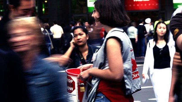 Brisbane City Council wants to restrict charity collectors on city streets.