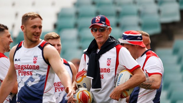 Pull the other one, Wayne: Kangaroos stars have dismissed England coach Wayne Bennett's suggestion that the World Cup final could be a one-sided affair.