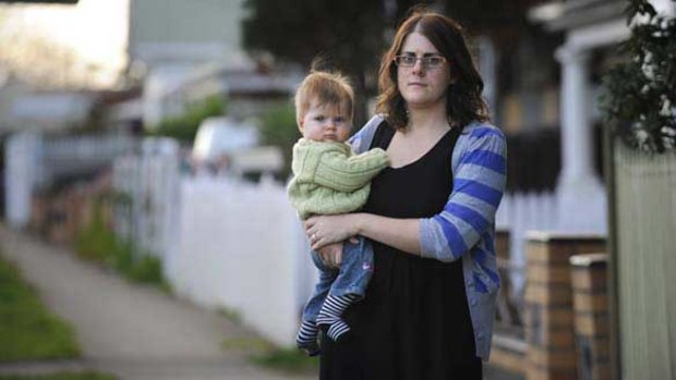 Rhiannon Modica and daughter Imogen will lose their Buckley Street home.