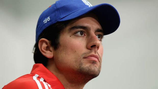 Catch controversy:  English captain Alastair Cook.
