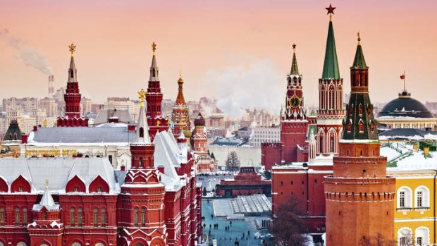 Better red than square … visit Moscow's Red Square and take in St Basil's Cathedral, the Kremlin and the State Historical Museum.