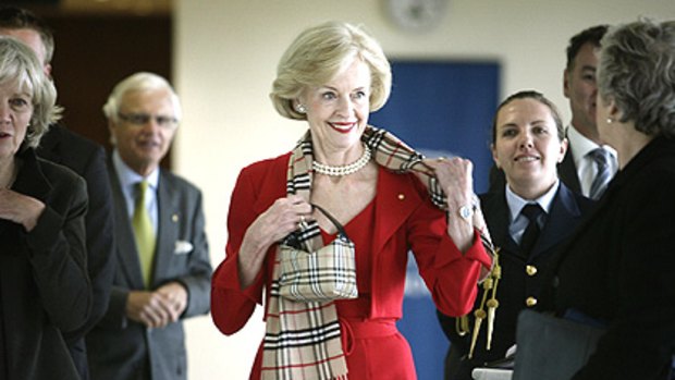 Governor-General Quentin Bryce at the Melbourne Law School.