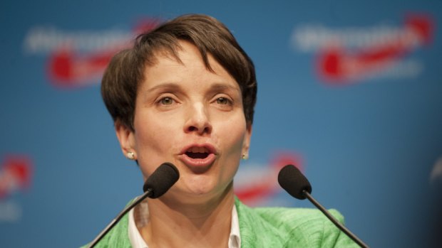 Head of the Alternative for Germany, or AfD, Frauke Petry.