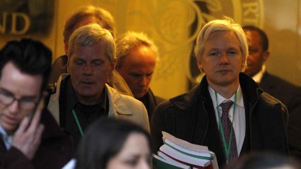 WikiLeaks founder Julian Assange has his eye on the Senate.