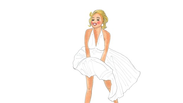 The Seven Year Itch dress which become one of Hollywood's biggest fashion moments.