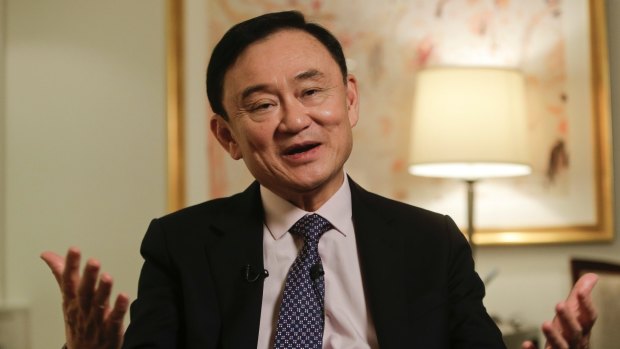 The exiled former prime minister Thaksin Shinawatra.