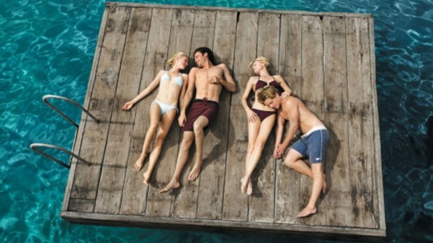 Lil (Naomi Watts), Tom (James Frecheville), Roz (Robin Wright) and Ian (Xavier Samuel) in a scene from Adoration.