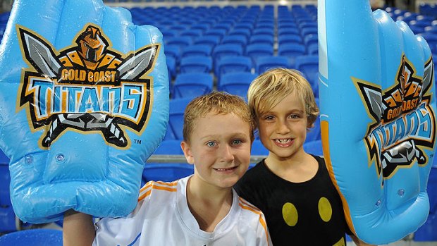 The Gold Coast Titans have had more empty seats than fans at games this season.