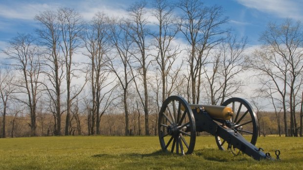 War relic: The guns are silent now at Monocacy National Battlefield, near Frederick.