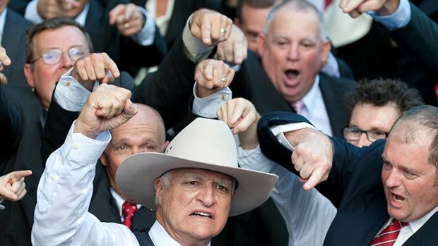 Anger ... Bob Katter.