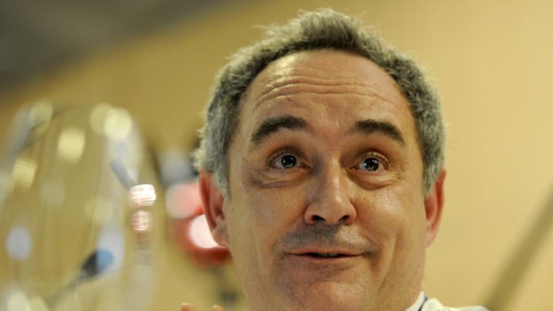 The original "mad scientist" chef ... Ferran Adria.