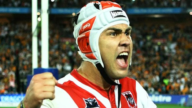 Jamie Soward's kicking game should lead the Dragons home.