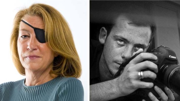 Dangerous work &#8230; <em>Sunday Times</em> journalist Marie Colvin and French photographer Remi Ochlik, who were both killed in the city of Homs.
