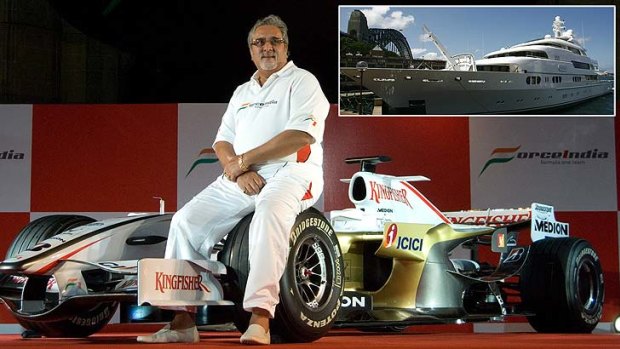 Fast cars and luxury yachts ... once the playthings of Vijay Mallya.