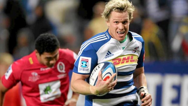 Stormers captain Jean de Villiers of the Stormers scored a try from a set-piece move.