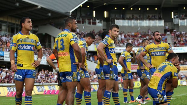 Tough season: The Parramatta Eels have had few highlights on the field this year.