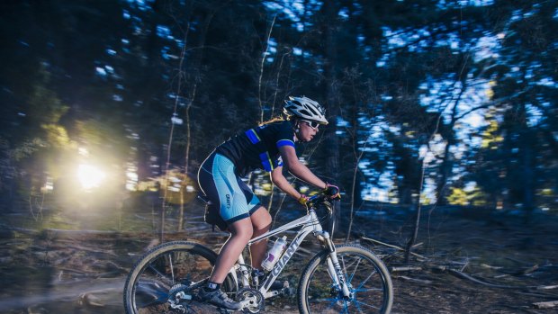 Action from the Mont 24-hour mountain bike race on Saturday afternoon. 

 
