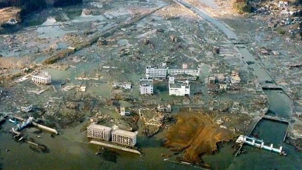 Obliterated . . . in the coastal town of Minamisanriku it is feared that 10,000 people have been killed.