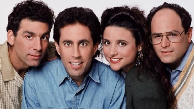 Original cast of television sitcom <i>Seinfeld</i>.