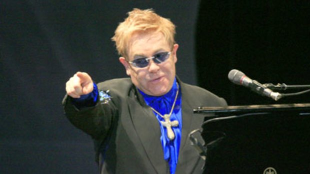 God botherer ... Elton John claims Jesus Christ was gay.