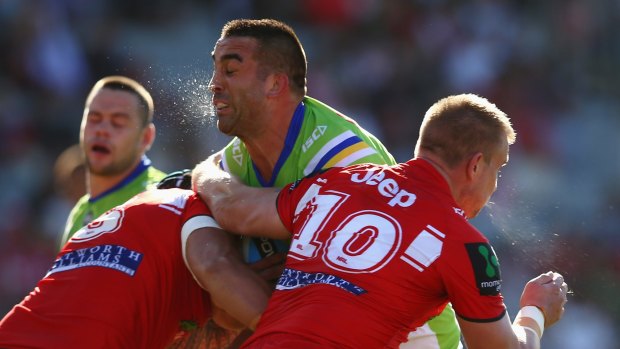Raiders prop Paul Vaughan believes the finals are a realistic goal despite his side's 32-18 loss to St George Illawarra on Sunday.