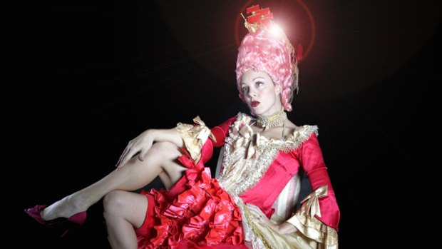 Burlesque queen Imogen Kelly performs "Herstory" at the Judith Wright Centre on April 5/6.