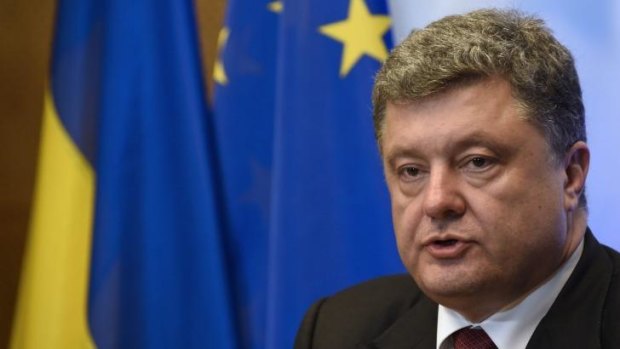 Ukrainian President Petro Poroshenko says open aggression has been launched against Ukraine from a neighbouring state.