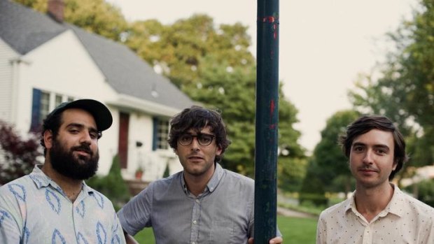 Matt Mondanile (centre) and his bandmates in Real Estate transcend their ''summery'' label.