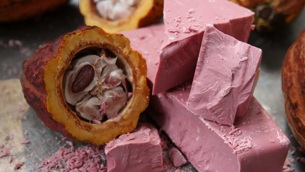 Don't call it pink: Barry Callebaut's new 'ruby chocolate'.