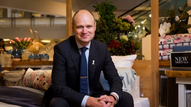 Myer chief Richard Umbers faces a battle to keep staff.