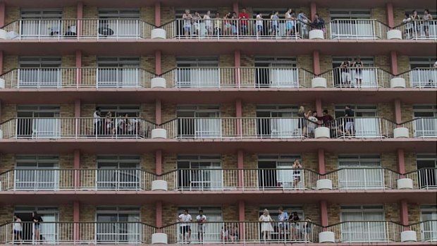 Recommend your child stays far away from apartment balconies.