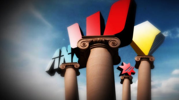 A fifth pillar? ... Australia's big four banks could soon have a new rival. Illustration: Karl Hilzinger