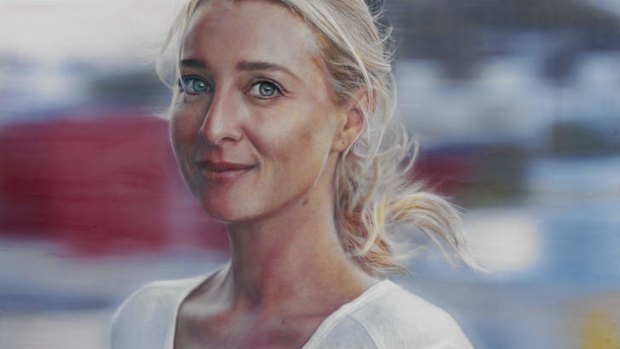 'Honest and simple': Vincent Fantauzzo's Love face, a portrait of his girlfriend Asher Keddie, won the Archibald People?s Choice Award.