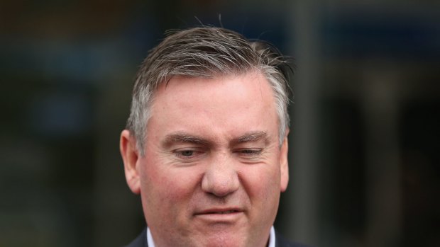 Eddie McGuire speaks to the media.