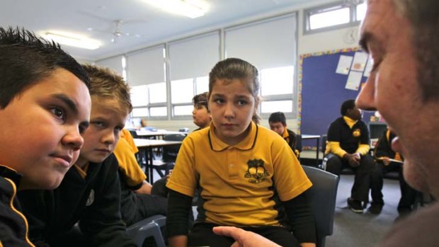 Students attend an Ethics class at Hilltop Primary School in Merrylands ... the Federation of P&C Associations is concerned the government may bow to political pressure and remove the classes.