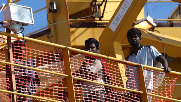 The figures tell the story of the why people like these Tamil asylum seekers on the Ocean Viking leave their countries and choose certain destinations.