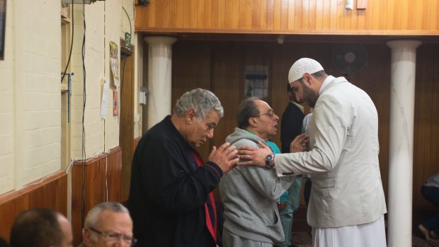 Imam Alaa El Zokm at the Elsedeaq Islamic Society in Melbourne's Heidelberg Heights.