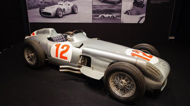 The car raced by Fangio will be presented for auction exactly as it was last driven off a racetrack.