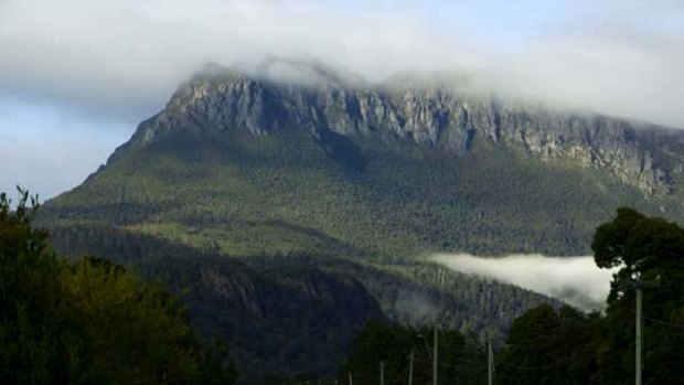 In season ... the view of Mount Murchison from Tullah.