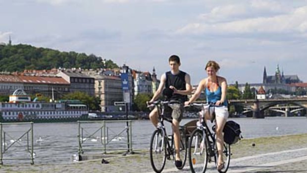 On your bike ... cycling in Prague.