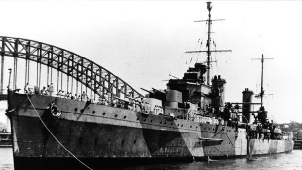 HMAS Sydney ... theory a Japanese submarine was involved.