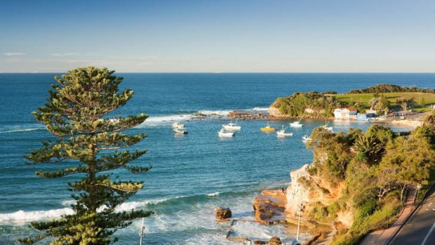 Toast of the coast ... the view from Terrigal's Florida Beach Bar.